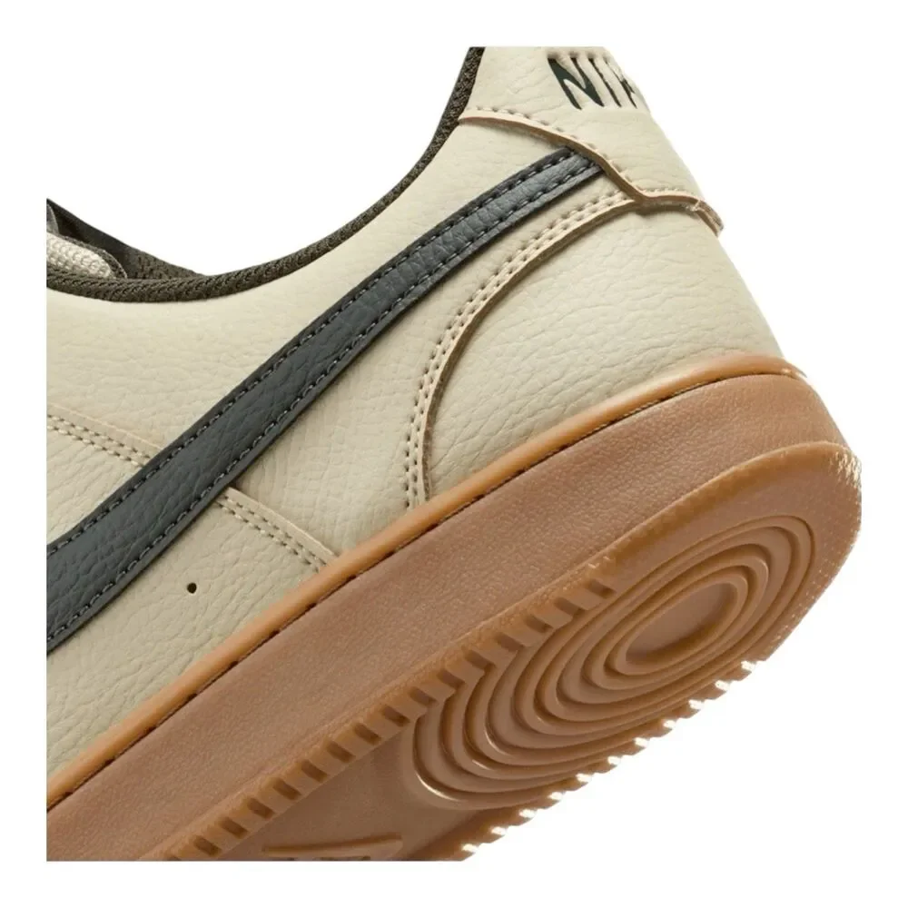 Nike Court Vision Low Light Khaki Sequoia Gum Shoes HV4506-200 Men's Size 9, NEW